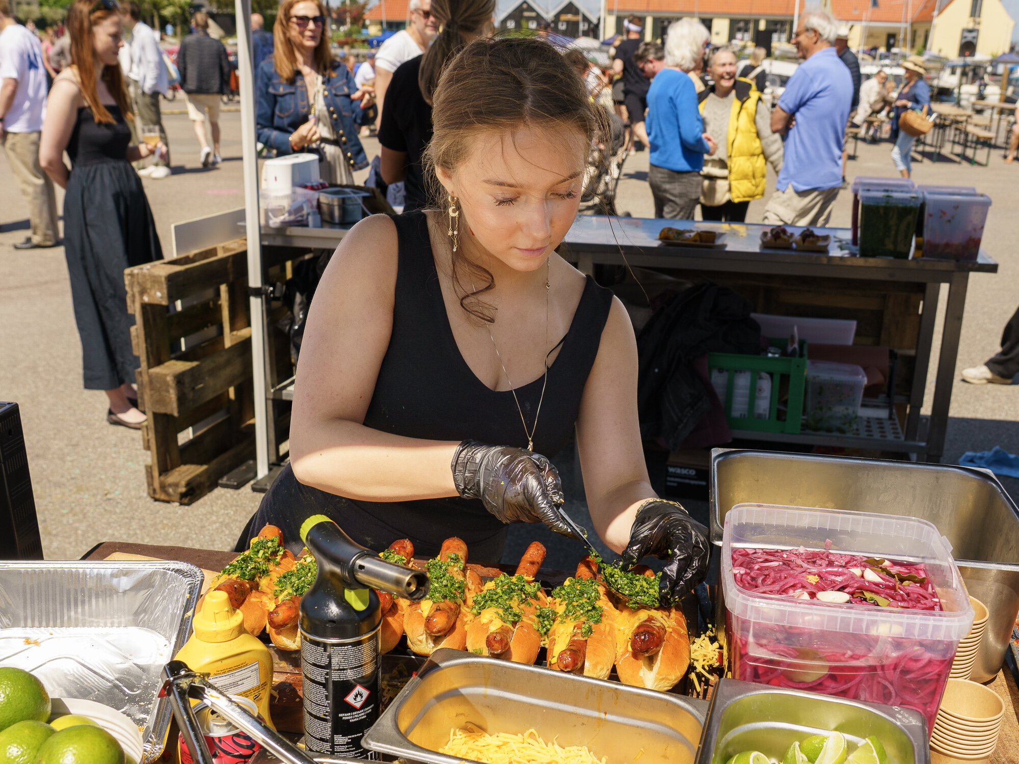 Madfestival på havnen